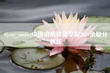 常宁中国消防救援学院2019录取分数线