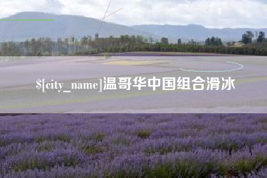 常宁温哥华中国组合滑冰