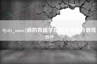 常宁消防救援学院招生录取分数线2019