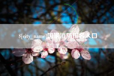 常宁国家消防报名入口
