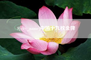 常宁中国十九枚金牌