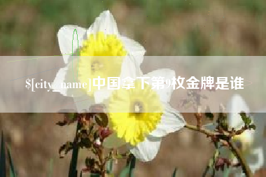 常宁中国拿下第9枚金牌是谁
