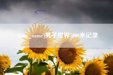 常宁男子世界5000米记录