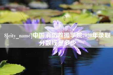 常宁中国消防救援学院2020年录取分数线是多少