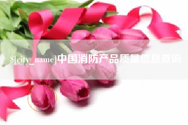 常宁中国消防产品质量信息查询
