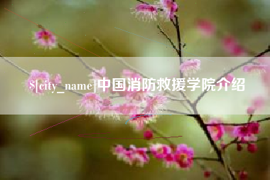常宁中国消防救援学院介绍