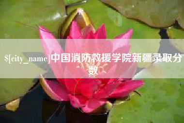 常宁中国消防救援学院新疆录取分数