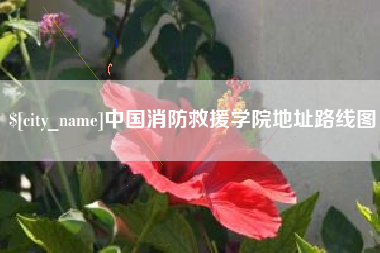 常宁中国消防救援学院地址路线图