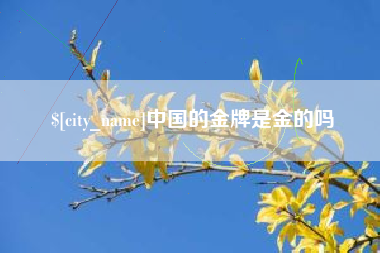 常宁中国的金牌是金的吗
