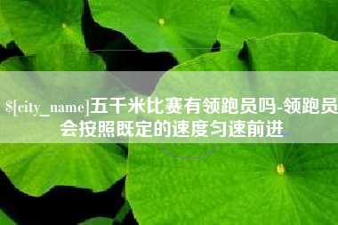 常宁五千米比赛有领跑员吗-领跑员会按照既定的速度匀速前进