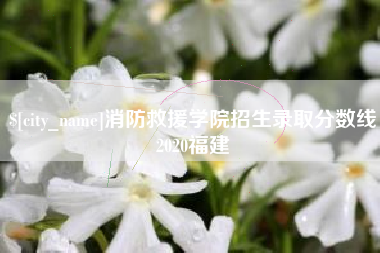 常宁消防救援学院招生录取分数线2020福建