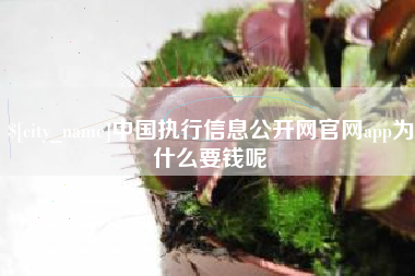 常宁中国执行信息公开网官网app为什么要钱呢