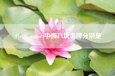 常宁中国六块金牌分别是